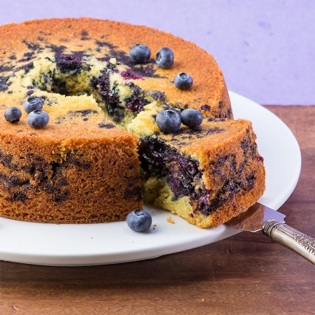 Blueberry Straussel Cake