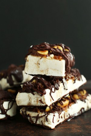 5 Ingredient Vegan Snickers 